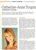 Catherine-Anne Toupin, comédienne et auteure