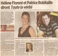 Hélène Florent et Patrice Robitaille diront Toute la vérité